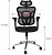 Cadeira de Escritório Ergonómica Equip 651050 Premium Cor Preto Estofos Malha 5 Posições 651053 - imagem 6