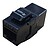Kit 8 Unid Conector RJ45 Fêmea Fêmea Utp CAT6A Keystone 125580 - imagem 6