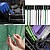 Abraçadeira Nylon 100%. Cor Preto 4,5 x 200 mm. Bolsa 100 unidades. Abraçadeira Plástico, Organizador Cabos, Alta Resistência Abraçadeira Nylon 100%. Cor Preto 4,5 x 200 mm. (Bolsa 100 Unidades) - imagem 6
