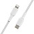 Cabo Belkin CAA004BT1MBK USB-C para Lightning Trançado Boost Charge 1m Cor Preto - imagem 7