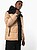 Parka acolchoada com capuz bicolor unissexo K6163 - imagem 7
