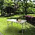 Mesa Dobrável Rectangular HDPE Multifuncional, Portátil, Resistente, Multiusos 122x61x74 cm. Cor Branco - imagem 7