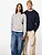 Sweatshirt decote redondo eco-responsável unissexo NS443 - imagem 8