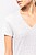 T-shirt de senhora de manga curta e decote V K381 - imagem 8