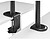 Suporte de Monitor para Mesa com Dois Braços para 2 Monitores 17-32 Polegadas com Braço Inclinável e Giratório 360º Máx. Vesa 100X100 Até 9KG por Monitor 650157 - imagem 8