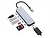 Conceptronic Dock USB-C 1xHDMI 1xVGA 3xUSB3 RJ45 Leitor de Cartões 3.5 100W PD DONN20G - imagem 8