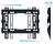 Suporte Fixo de Parede Tooq para TV de 32”-70” - Peso Máximo 45kg - VESA 400x400mm - imagem 8