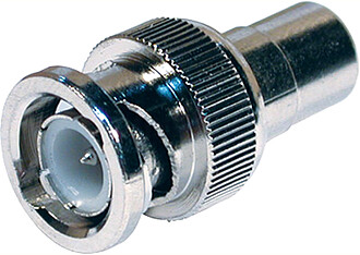 Ficha Adaptadora BNC Macho - RCA Femea