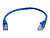 C2G Cat5e Booted Unshielded (UTP) Network Patch Cable - Cabo patch - RJ-45 (M) - RJ-45 (M) - 2 m - PTNB - CAT 5e - moldado, trançado, uniforme - azul C2G-83163 - imagem 1