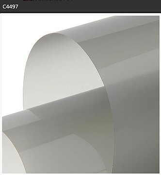 Vinil de Corte Transparente Hexis C4000 Preto Claro Brilho C4497B