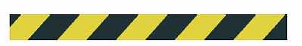 Pack 5 Rolos Fita Amarillo/Preta Bobine 200M