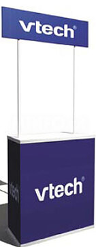 Mostrador para Destaque SALMURAL 870x1900x445mm c/ bolsa transporte