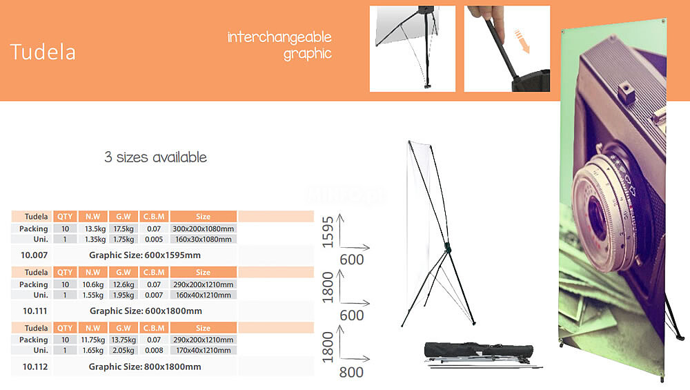 X-Banner Tudela 800*1800 mm