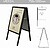 Cavalete D/Face Sop.Alum. Mod. Merida Med. 500x700mm Cor Preto - imagem 1