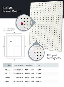 Quadros - SALLES : Frame size : 4xA4 pag271 cat2010