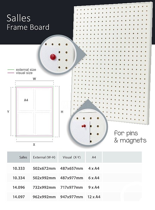 Quadros - SALLES : Frame size : 6xA4 pag271 cat2010