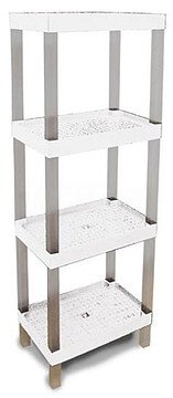 Display de exposição SHELF- Preto 617x400mm e 1480mm de altura