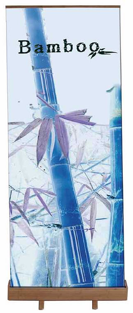 Expositor - Bamboo Roll up c/ bolsa : 800x2060mm pag38 cat2010