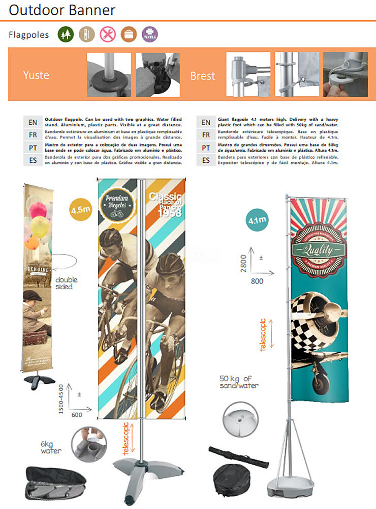 Outdoor Banner Brest 800x2800 mm