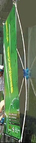 Expositor Window Banner VINAS para poster 600x1500mm