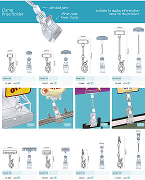 Porta Preços- BIG CLIP 50x150x25mm (mínimo 25 unidades)