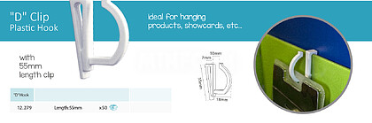 Gancho Individual Curv o 54x38mm : Venda Multiplos 50 Uni. pag361 cat2010