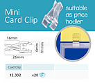Clip Suporte para Cartaz ao Marco : Venda Multiplos 20 Uni. pag336 cat2010