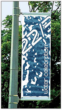 Suporte para colocação de material de impressão - Flag System : 1000mm pag61 cat2010