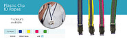 Plastic Button Dual Colour Suspension Rope 450*11 MM (Azul/Amarillo/Vermelho/Verde)
