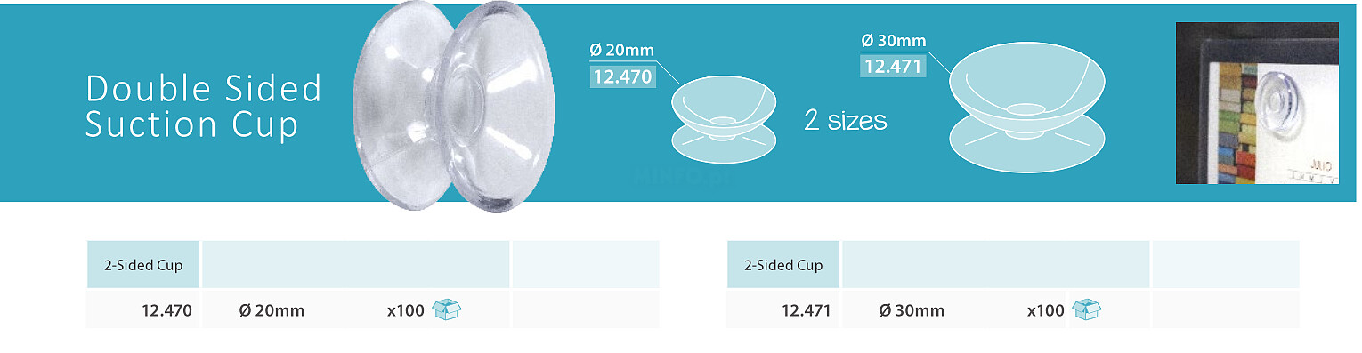 Double Suction Cup Diam. 30MM