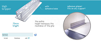 HIGH GRIPPER 75 mm. With foam tape