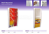 Portacatalogos Pared 4 X A5