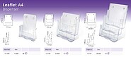 Porta Catálogos para Mesa ou Parede 3xA4