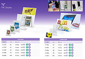 Porta Impressão Vertical PVC “L” Display 4mm. A7