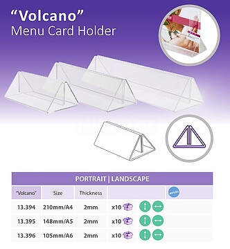 SOPORTES PORTA IMPRESSÃO “VOLCANO” A6