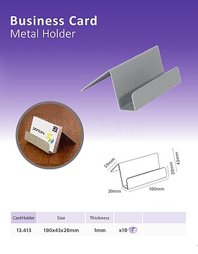 PORTA CARTÕES COM RECUBRIMIENTO METALICO