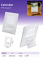 Porta Folhetos PVC Soporte de Calendarios