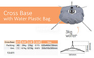 Cross Base Flying Banner ( Includes Round Water Bag)
