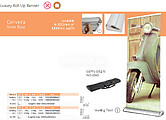 Roll-UP Banner Cervera Prateado 1000*2060 mm