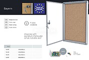 Vitrina Bayern para Anuncios de Cortiça 600*600