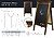 Double Sided a Board Special Top 118*65-6CM - imagem 1