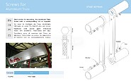 Parafuso para viga de truss aluminio : 44x11mm pag201 cat2010