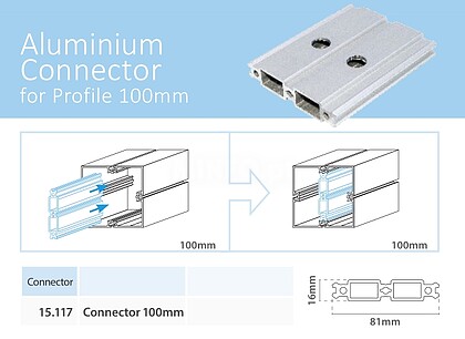 Conectores profile stand : 100mm pag197 cat2010