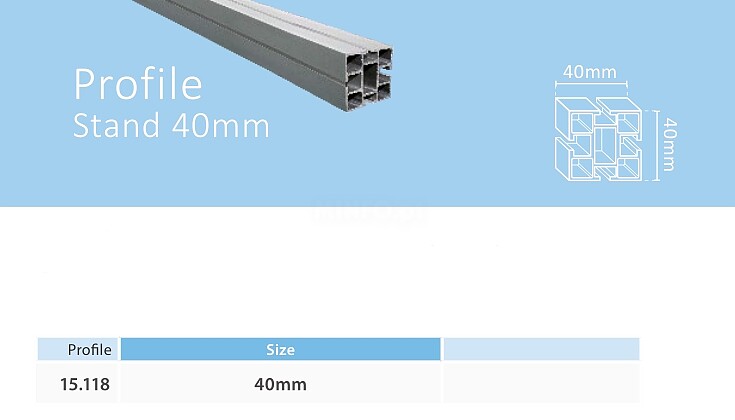 Profile Stand : 40mm pag196 cat2010