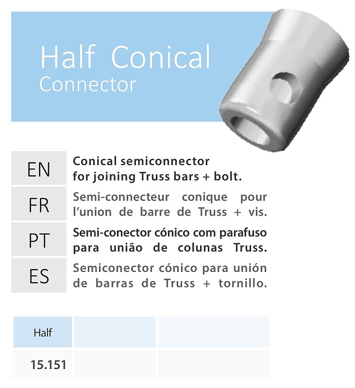 Acessorios de conexão para truss “small show” pag203 cat2010