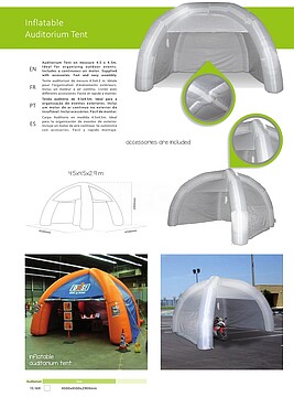 TENDA AUDITÓRIO : 4500x4500mm (branco) pag245 cat2010
