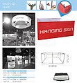 Tension Fabric Hanging Signs Square 4627*1067 MM