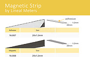 Magnetic Strip with Adhesive L- 1M