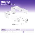 Acrylic Narrow Podium