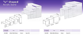 SET 4 SOPORTES PODIUM